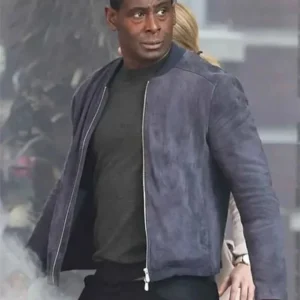 Supergirl Jonn Jonzz Grey Suede Leather Jacket