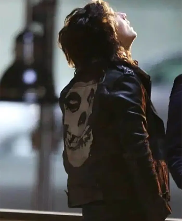 Timothée Chalamet Don’t Look Up Yule Black Leather Jacket
