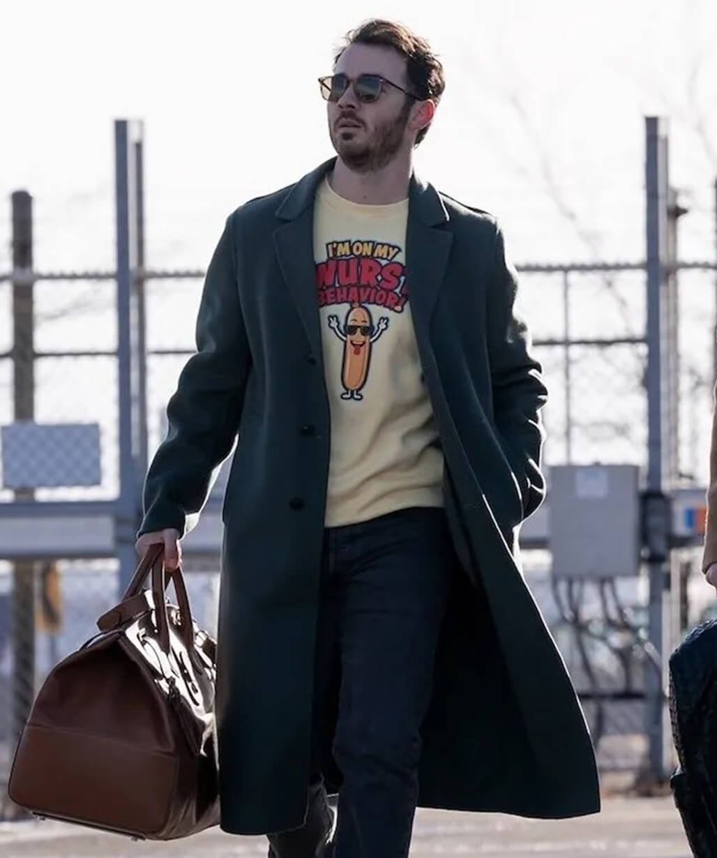 A Very Jonas Christmas Movie 2025 Kevin Jonas Green Coat