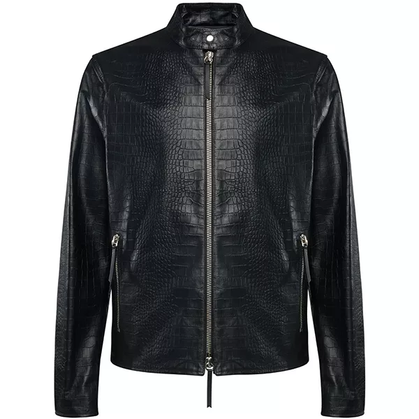 Black Leather Motorcycle Jacket