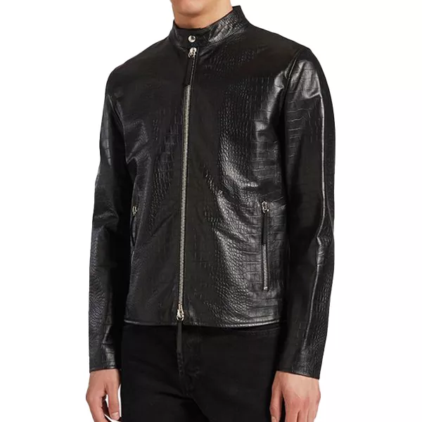 Black Leather Motorcycle Jacket
