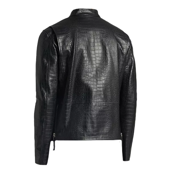 Black Leather Motorcycle Jacket