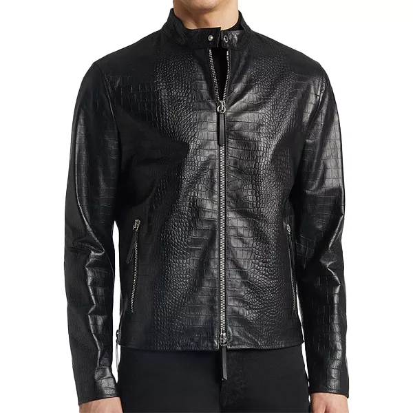 Black Leather Motorcycle Jacket