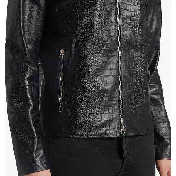 Black Leather Motorcycle Jacket